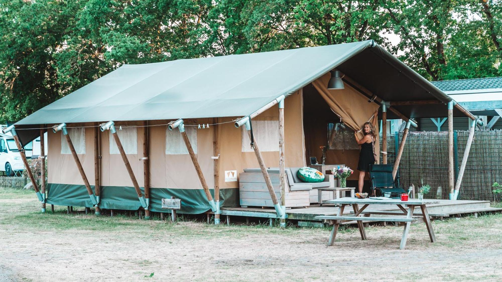 Glamping Holten Luxe Safaritent 2 Exterior photo