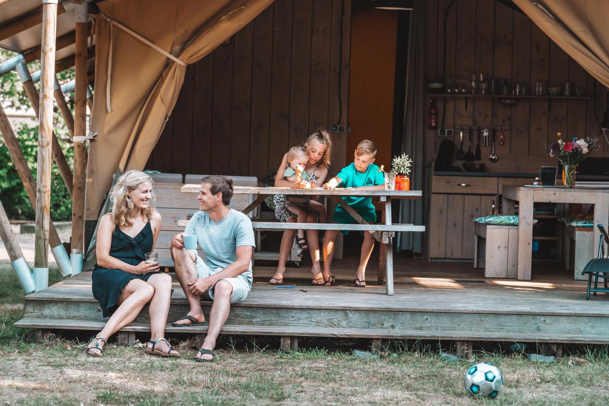 Glamping Holten Luxe Safaritent 2 Exterior photo